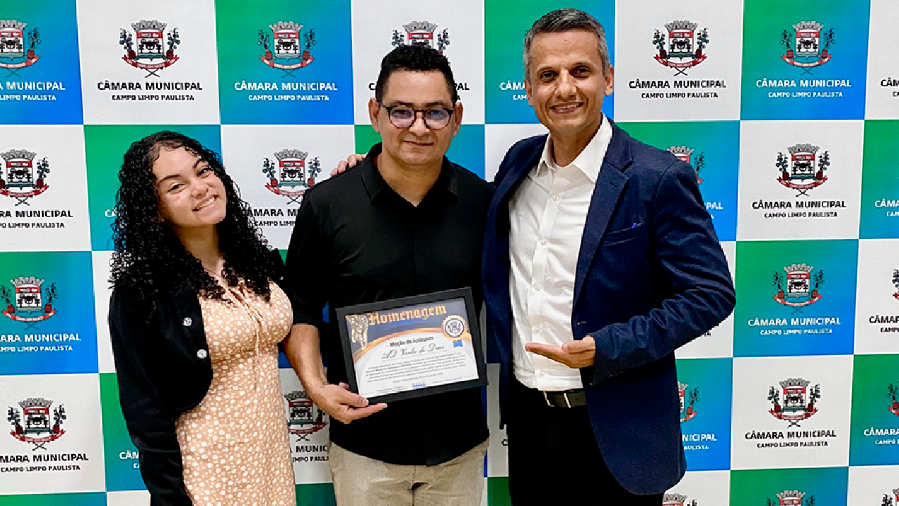 Igreja AD Verbo de Deus recebe Moção de aplausos na Câmara Municipal