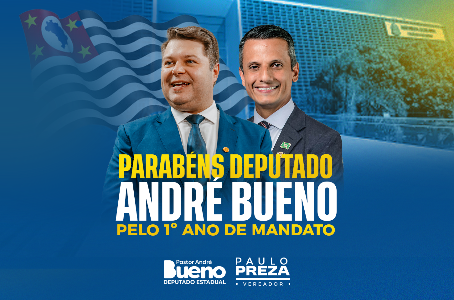 Parabéns, Deputado Pastor André Bueno!